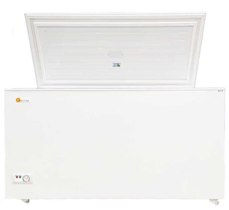Sunstar 15 CU Ft Freezer with Lid open