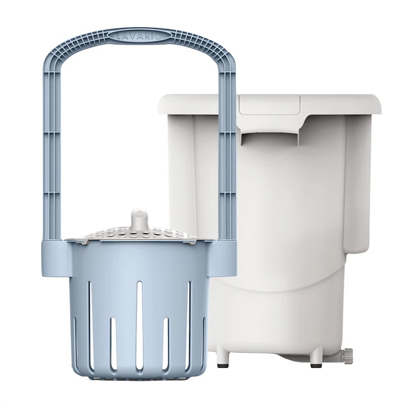 Lavario Portable Clothes Washer - Pearl White / Blue